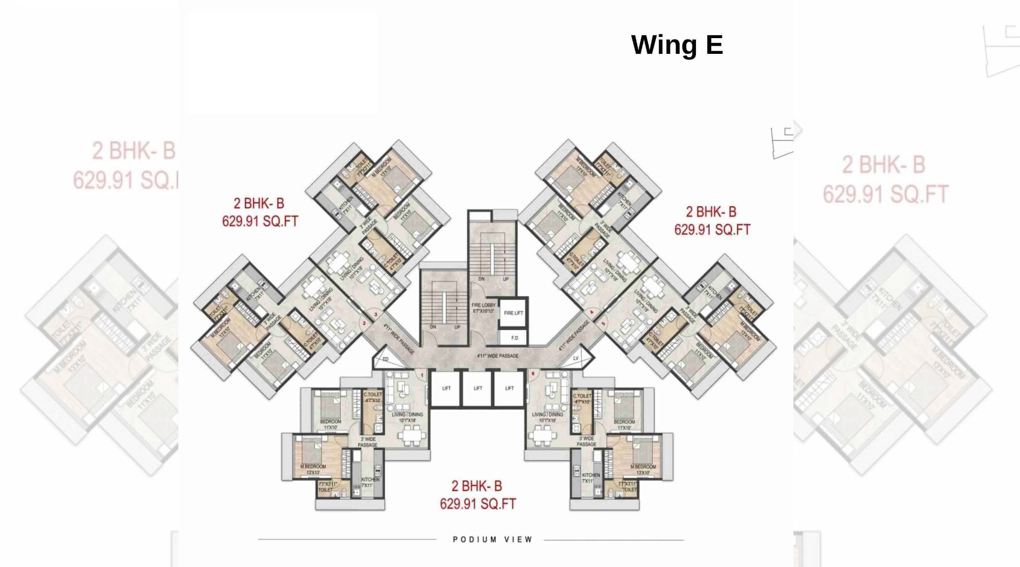 Maple-Wood-Typical-Floor-Plan-Wing-E